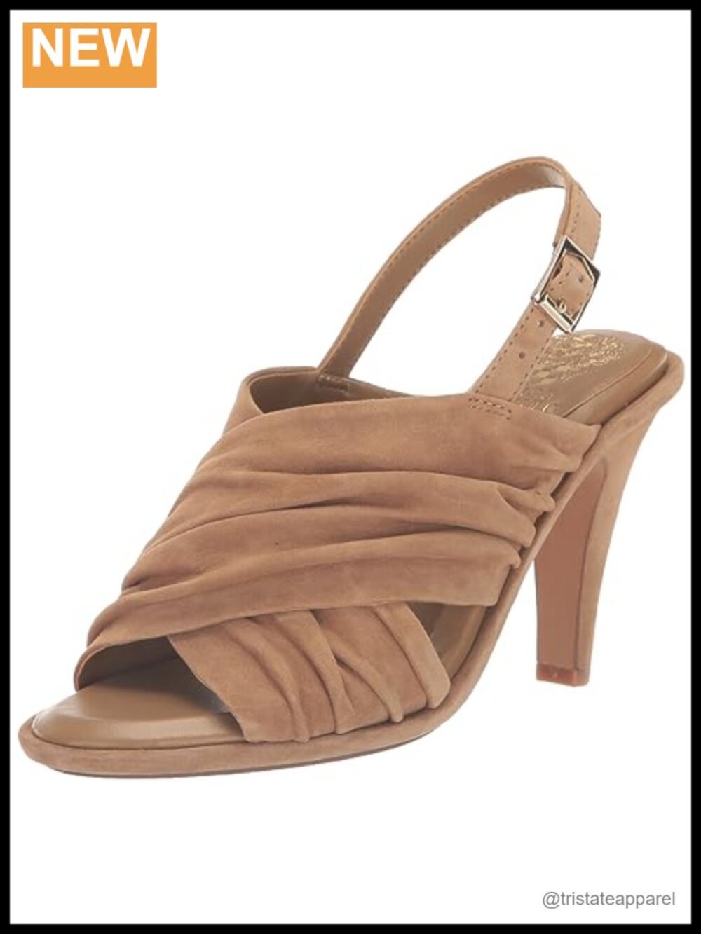 Suede Slingback Stiletto Heeled Sandals Open Toe Buckle Wedding Shoes